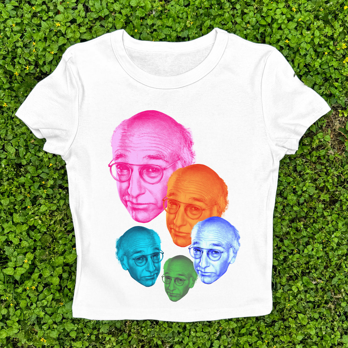 Larry David in Color Baby Tee – Bug Girl