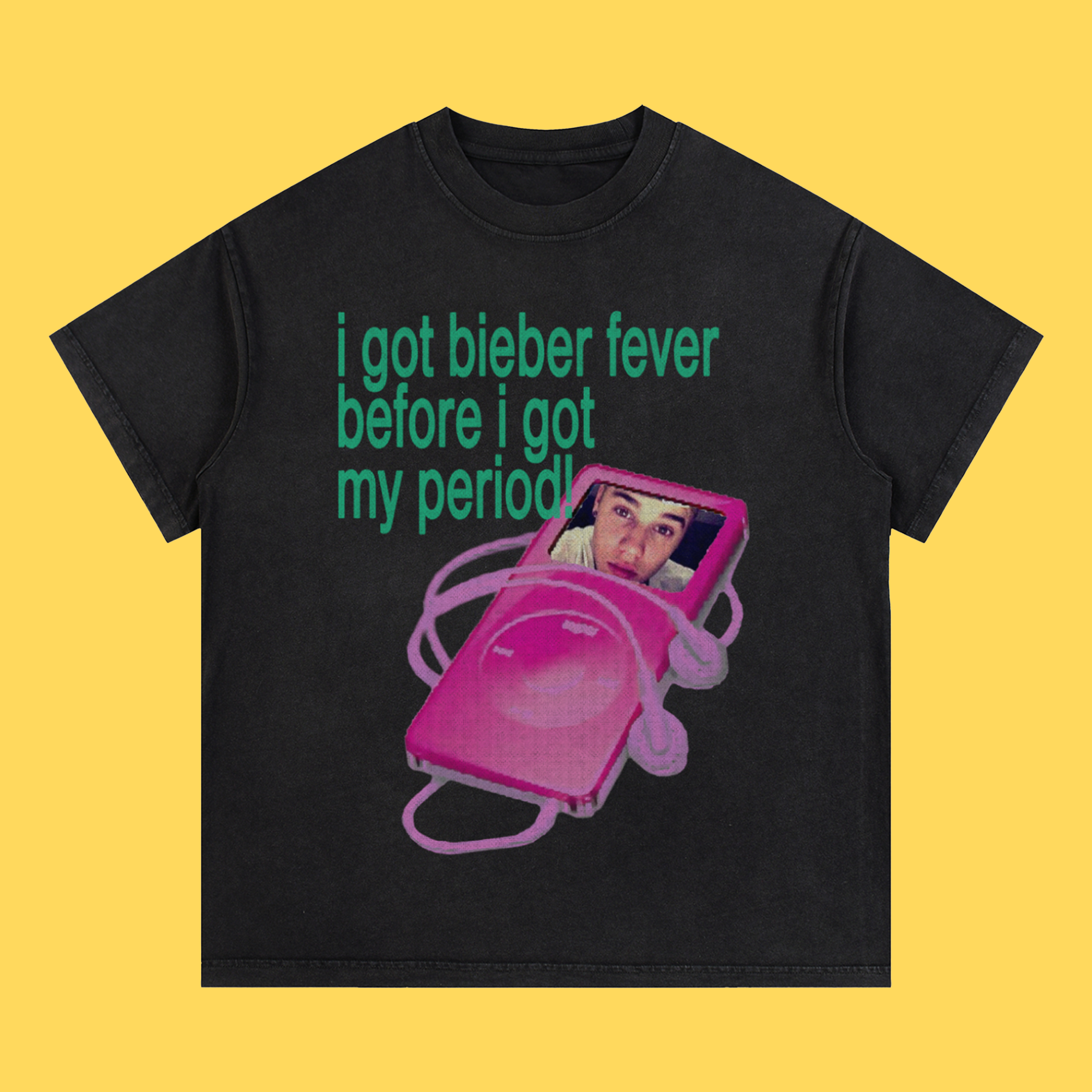 Bieber Fever Vintage Wash Tee – Bug Girl