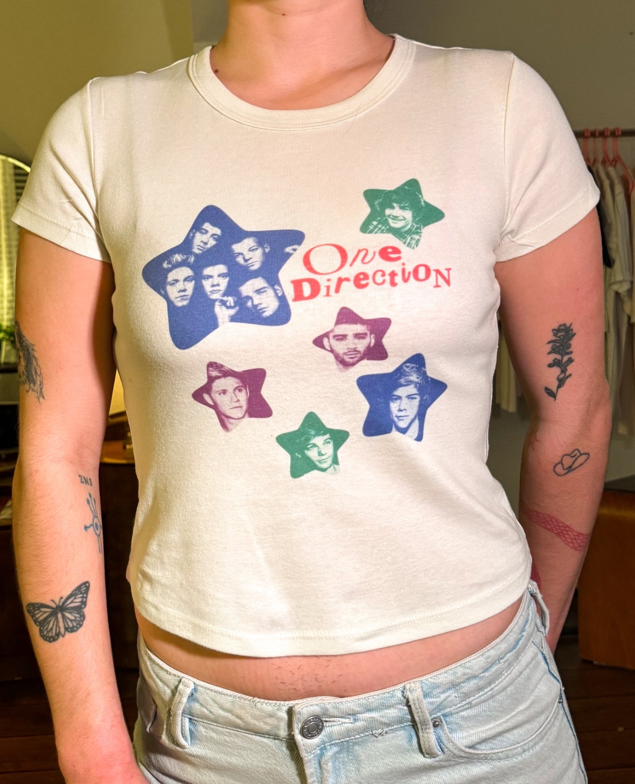 One Direction in Color Baby Tee