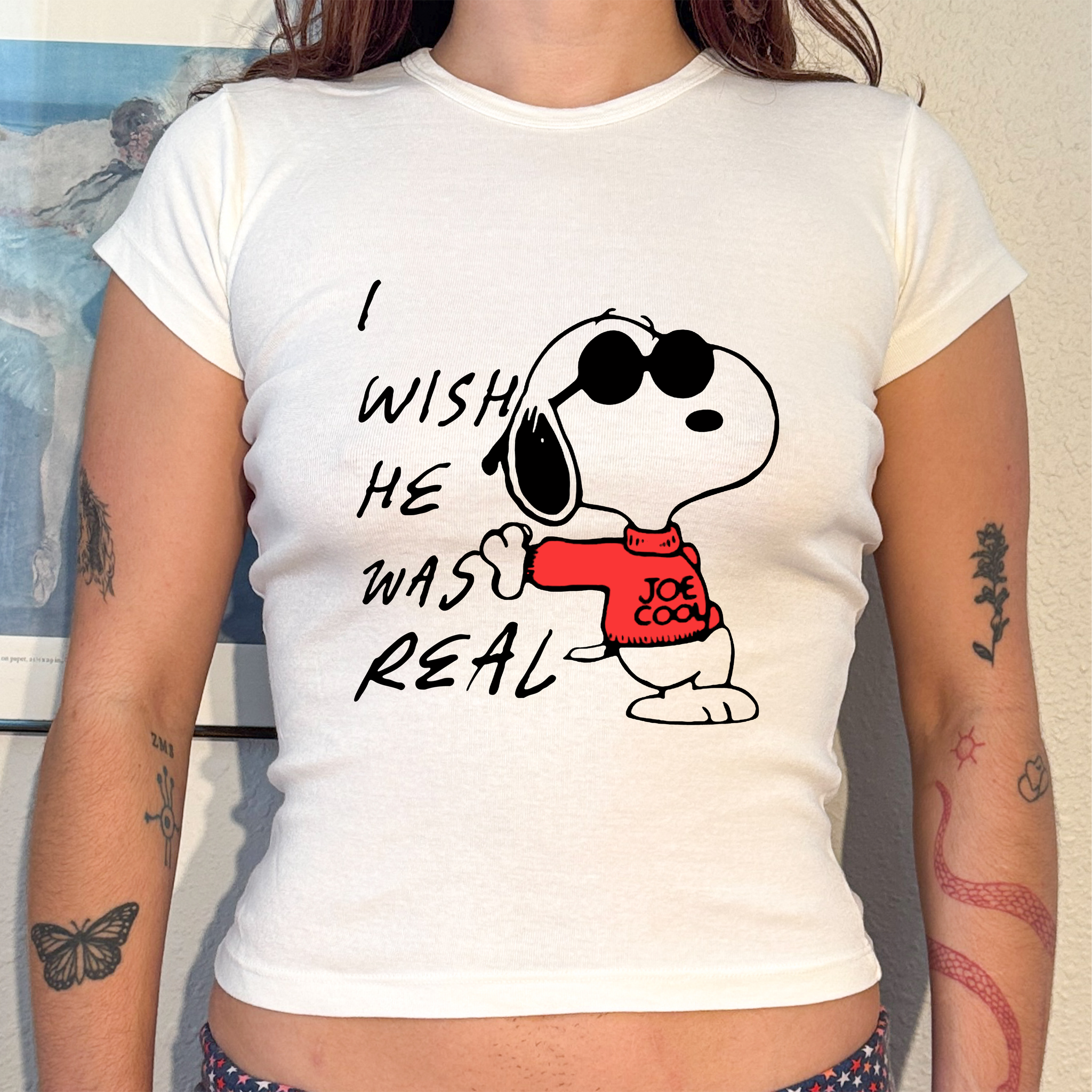 I Wish He Was Real Baby Tee