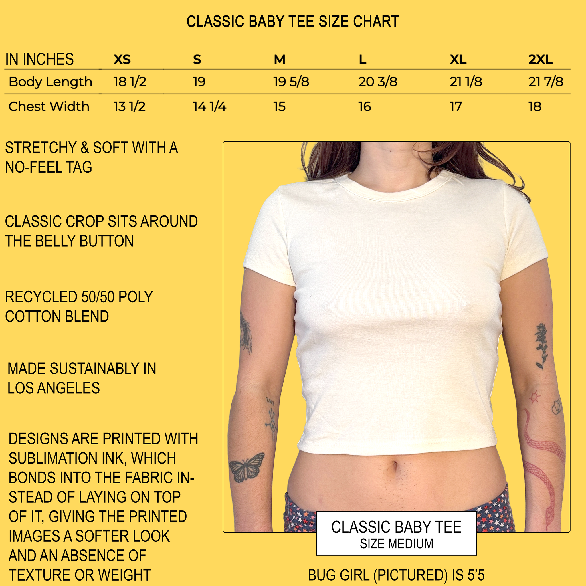 Larry David in Color Baby Tee – Bug Girl Larry David in Color Baby Tee – Bug Girl