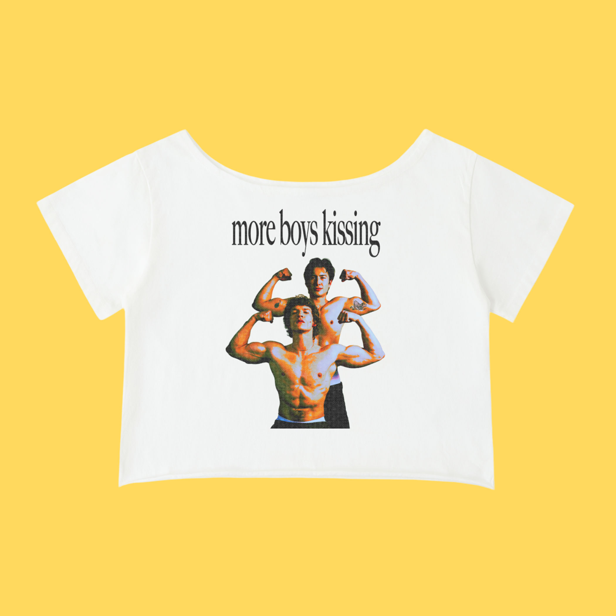 Off Shoulder Boys Kiss Tee – Bug Girl